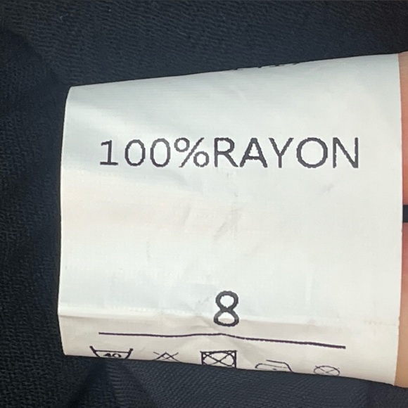 ShowPo Black Rayon Shorts Romper Faux Wrap Jumpsuit Sz 4 - Picture 12 of 16